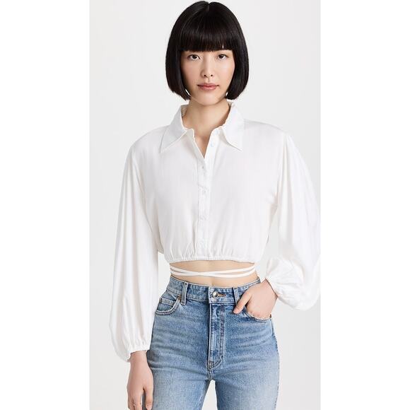 New Sokie Collective The Wrap Crop Top Size S - Picture 1 of 12